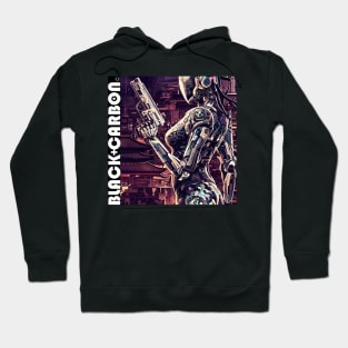 Black Carbon Cyberpunk Assassin 001 Hoodie